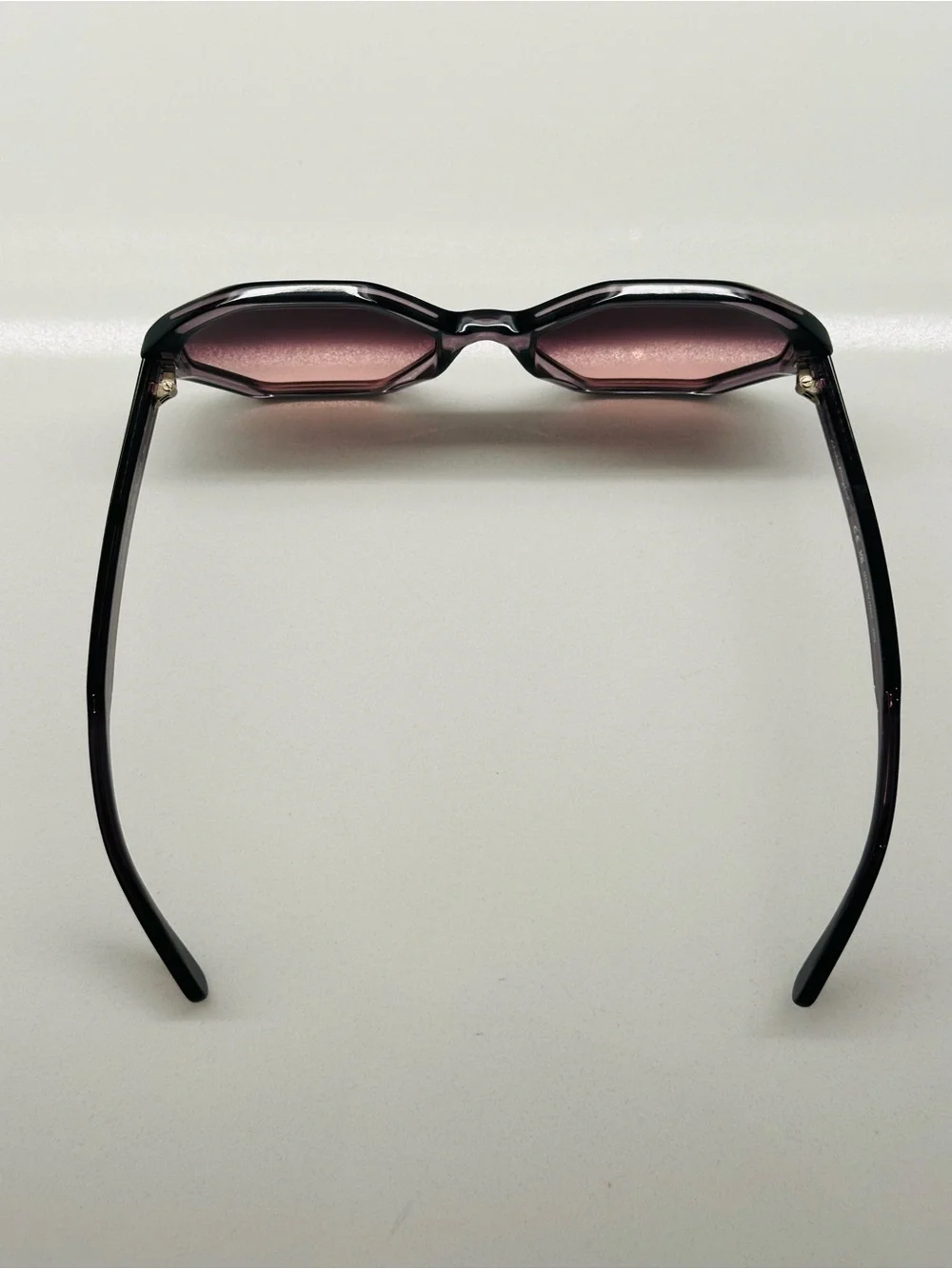 Salvatore Ferragamo Gradient Grey Geometric Sunglasses